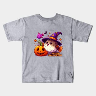 Puffer Fish  Puffer Halloween Kids T-Shirt